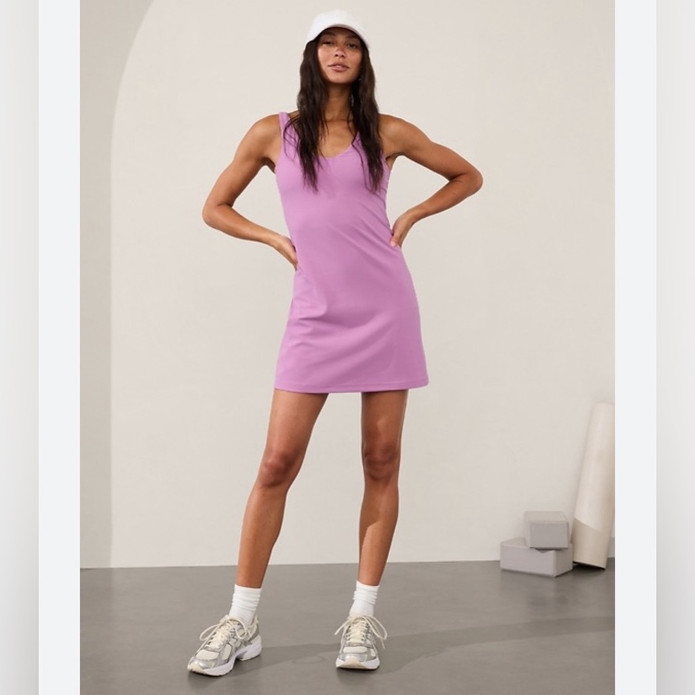 Athleta Lavender Sleeveless Mini Dress